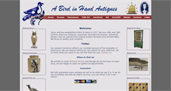 Desktop Screenshot of abirdinhand.com